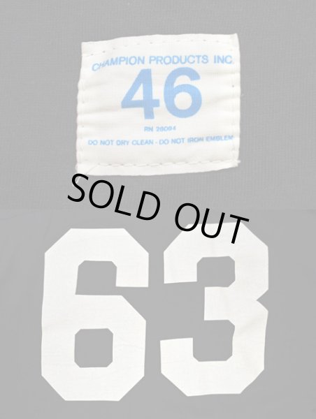 画像3: 60's Champion フットボールTシャツ “BLACK / DEADSTOCK” (3)