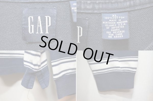 画像3: 90's GAP マルチボーダー柄カットソー “鹿の子素材” (3)