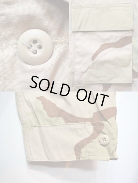 画像4: 90's US.ARMY 3Cデザートカモ柄 BDUジャケット “DEADSTOCK / MEDIUM-REGULER” (4)