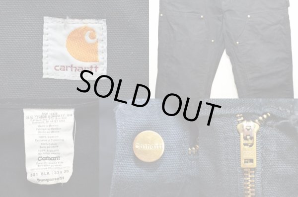 画像3: 00's Carhartt ダブルニーぺインターパンツ “BLACK” (3)