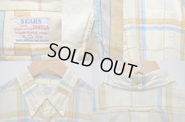 画像3: 60's SEARS S/S 三点留めボタンダウンシャツ “マチ付き” (3)