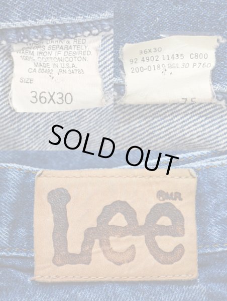 画像3: 80's Lee 200-0189 デニムパンツ “ヒゲ” (3)