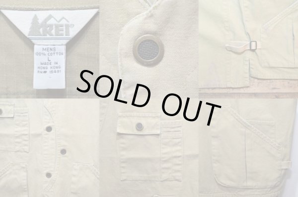 画像3: 90's REI サファリベスト “ハーフムーンポケット” (3)