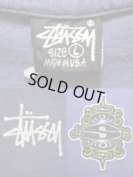 画像3: 80-90's STUSSY プリントTシャツ “黒タグ” (3)