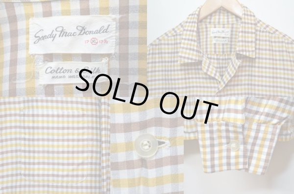 画像3: 60's Sundays Mac Donald オープンカラーシャツ (3)