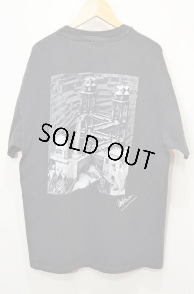 画像2: 90's M.C. ESCHER プリントTシャツ (2)