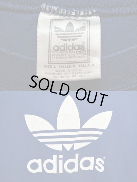 画像3: 90's adidas トレフォイルロゴプリントTシャツ “USA製” (3)