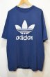 画像1: 90's adidas トレフォイルロゴプリントTシャツ “USA製” (1)