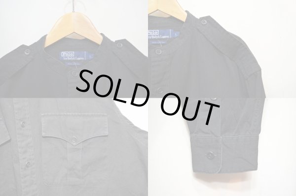 画像4: 90's Polo Ralph Lauren バンドカラーシャツ “DEADSTOCK” (4)