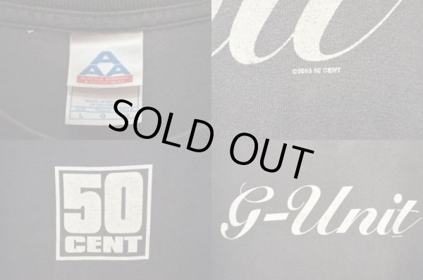 画像3: 00's 50CENT / g-unit プリントTシャツ (3)