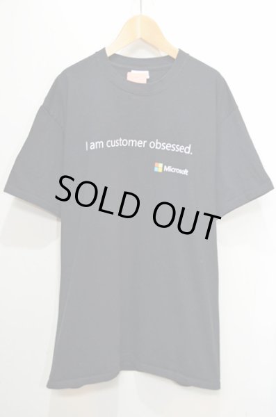 画像1: 00's Microsoft プリントTシャツ (1)