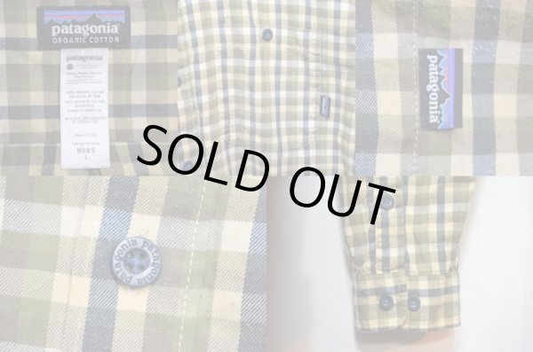 画像3: 12's Patagonia チェック柄 L/S シャツ “オーガニックコットン” (3)
