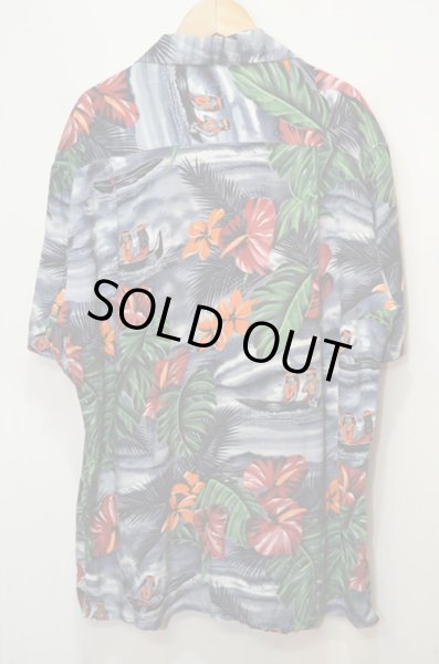 画像2: 80-90's Kennington レーヨンハワイアンシャツ #1 (2)