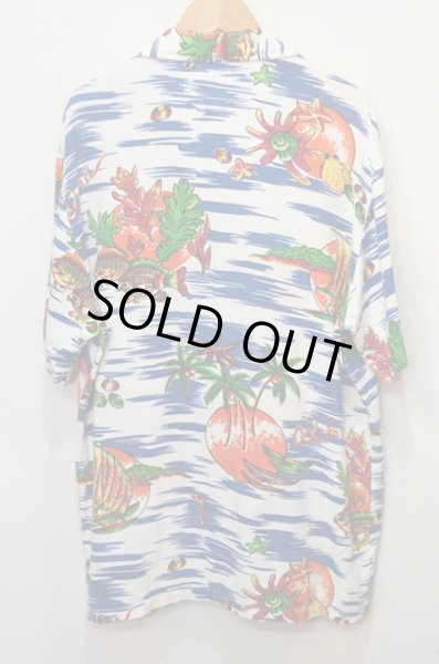 画像2: 90's Kennington レーヨンハワイアンシャツ #2 (2)