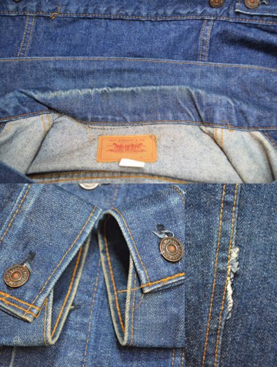 画像1: 70's Levi's 70505 デニムジャケット “真紺”