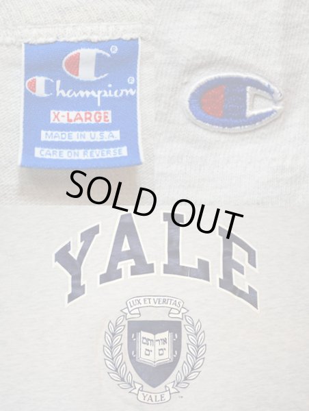 画像3: 90's Champion カレッジプリントTシャツ “YALE” (3)