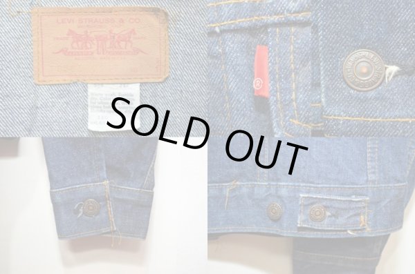 画像3: 70's Levi's 70505 デニムジャケット “真紺” (3)