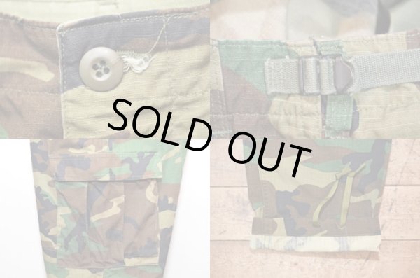 画像4: 90's US.ARMY ウッドランドカモ柄BDUパンツ “MEDIUM-SHORT” (4)