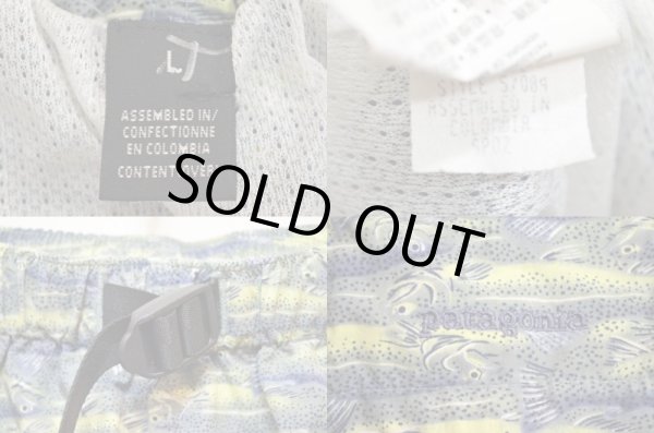 画像3: 02's Patagonia 総柄リバーショーツ “ニジマス柄” (3)