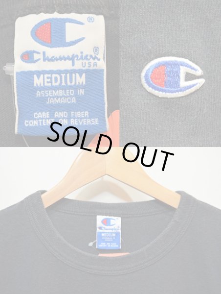 画像3: 90's Champion 無地Tシャツ “BLACK / 2TONE” (3)