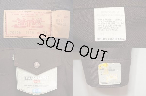 画像3: 80's Levi's 70506-6128 ツイルジャケット “DEADSTOCK” (3)