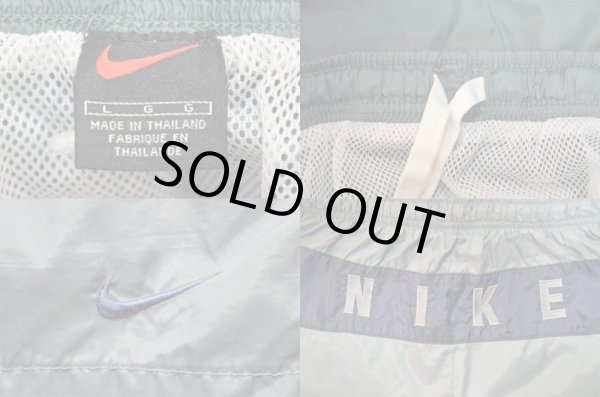 画像3: 00's NIKE バイカラーナイロンショーツ (3)