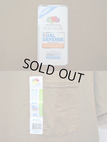 画像3: 日本未発売 FRUIT OF THE LOOM ポケットTシャツ “KELP” (3)
