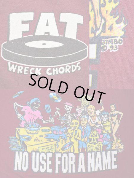 画像4: 90's FAT WRECK CHORDS “NO USE FOR A NAME” Tシャツ (4)