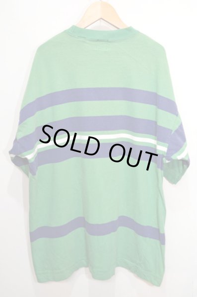 画像2: 90's GAP マルチボーダー柄Tシャツ (2)