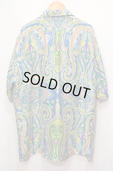 画像2: 90's Polo Ralph Lauren  S/S 総柄シルクシャツ (2)