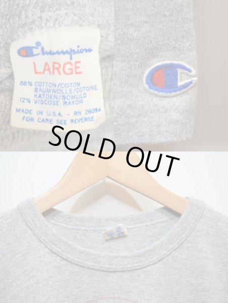 画像4: 80-90's Champion 88/12 染み込みプリントTシャツ (4)