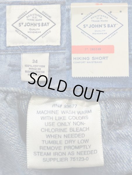 画像3: 00's ST JOHN'S BAY デニムブッシュショーツ “DEADSTOCK” (3)
