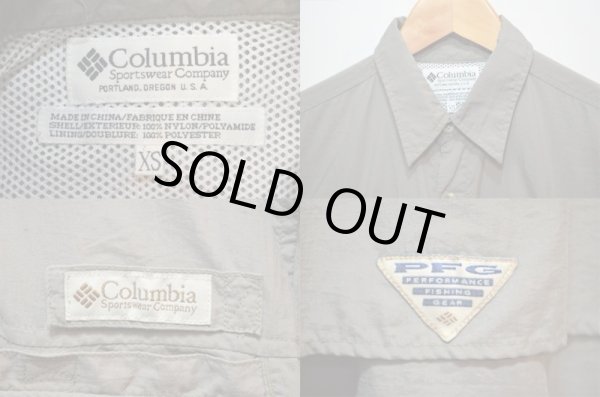 画像3: 90's Columbia PFG ナイロンフィッシングシャツ “OLIVE” (3)