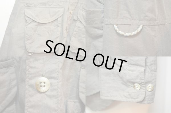 画像4: 90's Columbia PFG ナイロンフィッシングシャツ “OLIVE” (4)