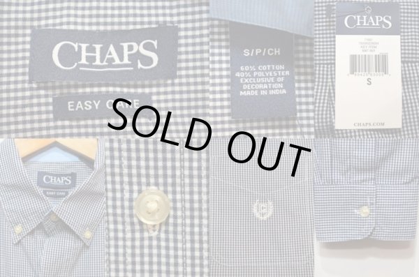 画像3: 00's CHAPS ギンガムチェック柄 ボタンダウンシャツ “DEADSTOCK” (3)