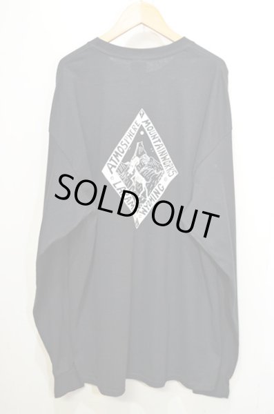 画像2: ATMOSPHERE MOUNTAIN WORKS L/S Tシャツ “BLACK” (2)
