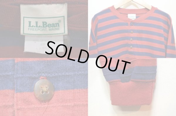 画像3: 90's L.L.BEAN L/S ボーダー柄カットソー “USA製” (3)