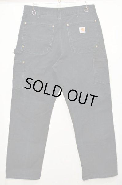 画像2: 90's CARHARTT ダブルニーぺインターパンツ “BLACK / USA製” (2)