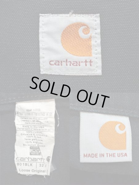 画像3: 90's CARHARTT ダブルニーぺインターパンツ “BLACK / USA製” (3)