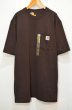 画像1: CARHARTT ポケットTシャツ “ORIGINAL FIT / BROWN” (1)