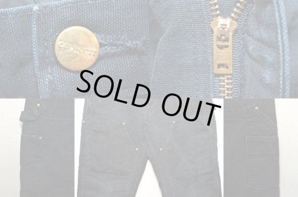 画像4: 90's CARHARTT ダブルニーぺインターパンツ “BLACK / USA製” (4)