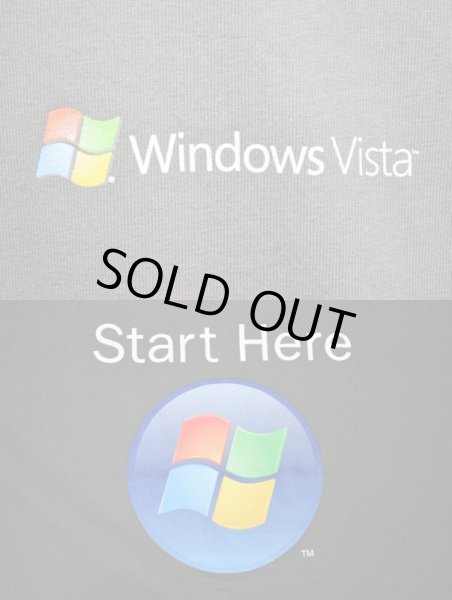 画像4: 00's Windows Vista プリントTシャツ (4)