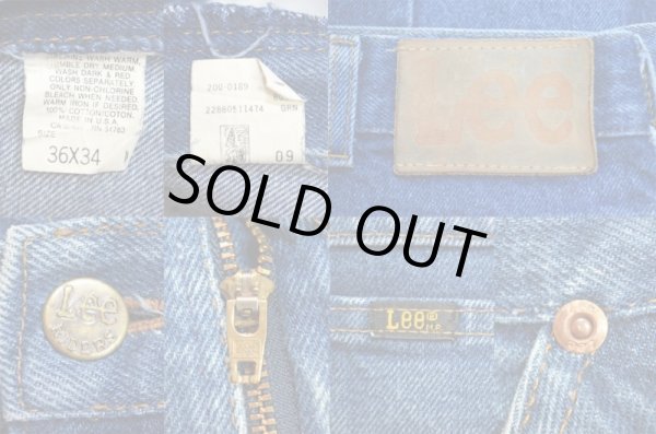 画像3: 80's Lee 200-0189 デニムパンツ “ヒゲ” (3)