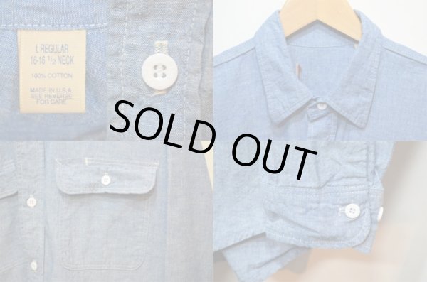 画像3: 90's BIG MAC シャンブレーシャツ (3)