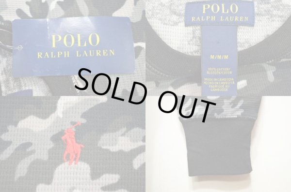 画像4: 新品 Polo Ralph Lauren L/S サーマル “シティーカモ柄” (4)