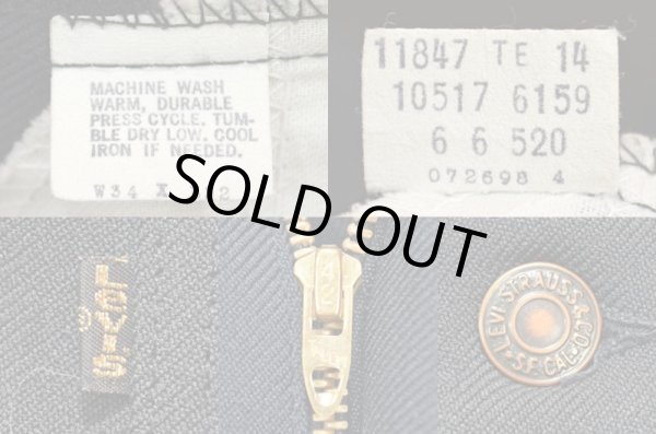 画像3: 80's Levi's STA-PREST “BLACK” (3)