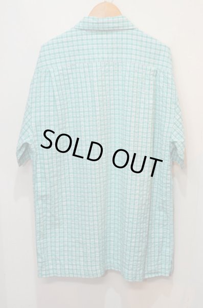 画像2: 90's GAP S/S オープンカラーシャツ “シアサッカー” (2)