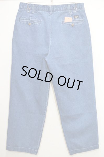 画像2: 90-00's DOCKERS タック入りデニムトラウザー (2)