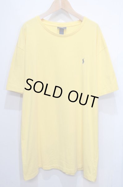 画像1: Polo Ralph Lauren ロゴ刺繍 Tシャツ “イエロー” (1)