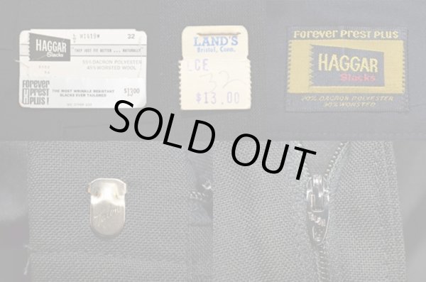 画像3: 70's HAGGAR Slacks テーパードスラックス “DEADSTOCK” (3)